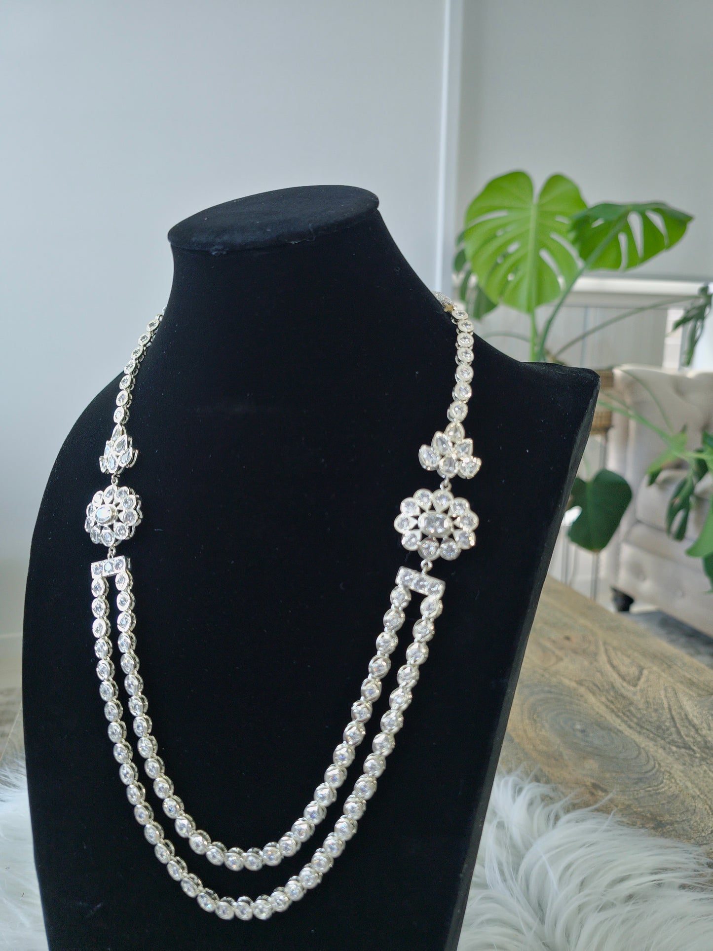 Chandni two-layered necklace set