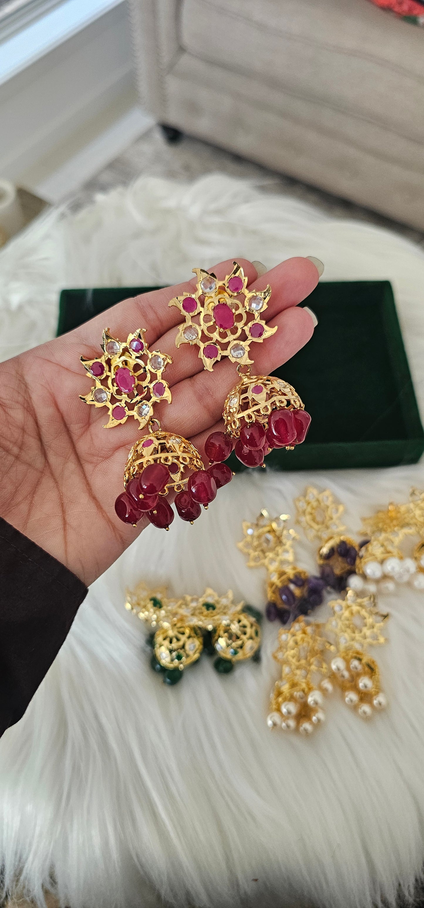 Dilruba Traditional Jhumkas