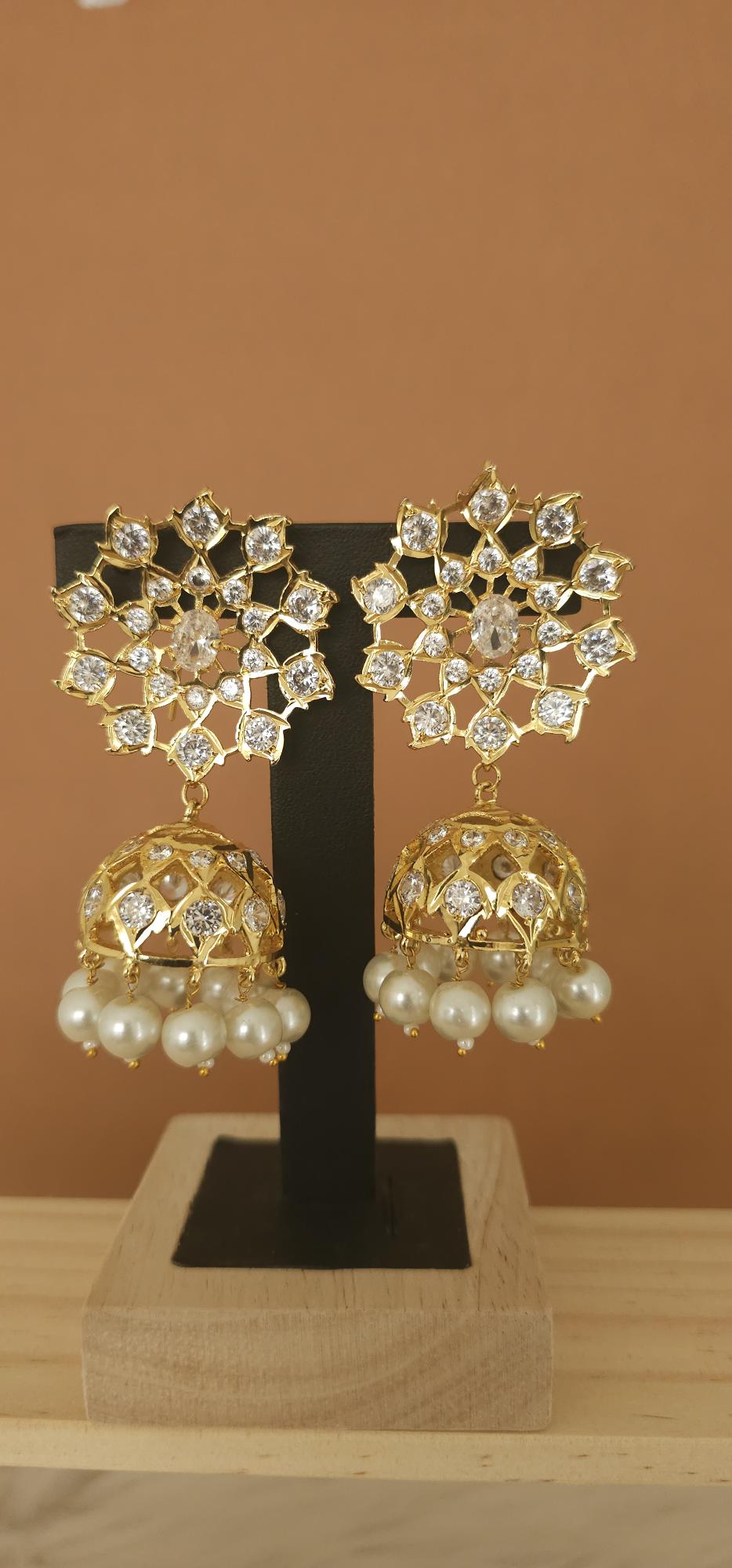 Dilruba Traditional Jhumkas-Jumbo size