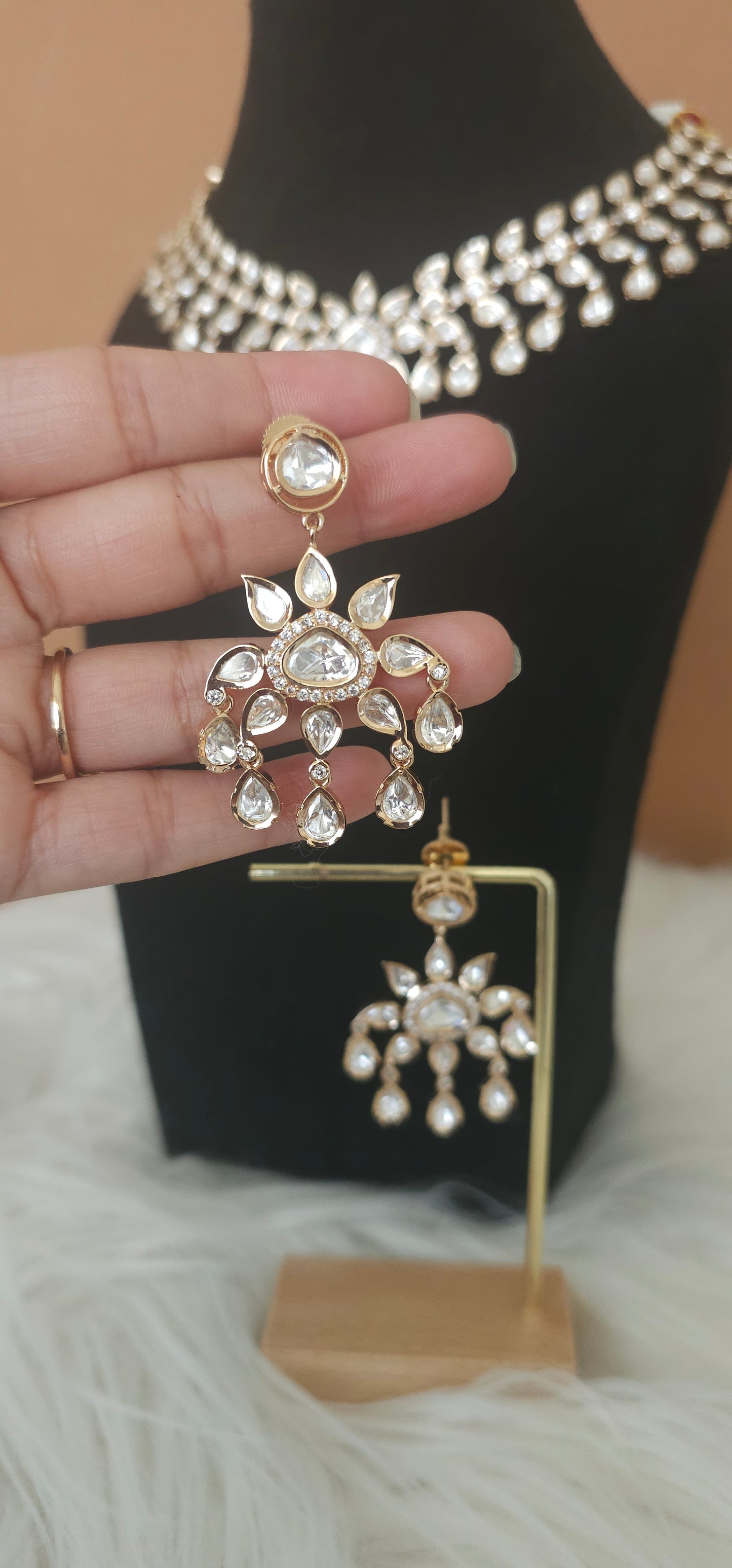 Kamal Moissanite necklace set