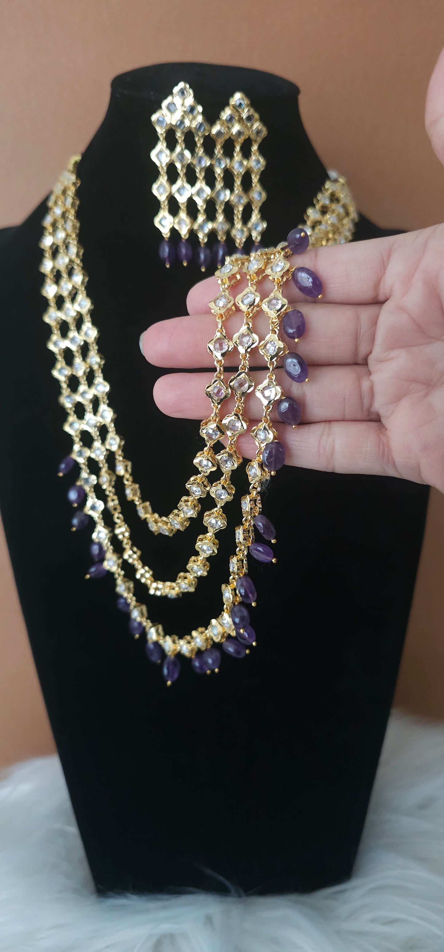 Heeriye long necklace set