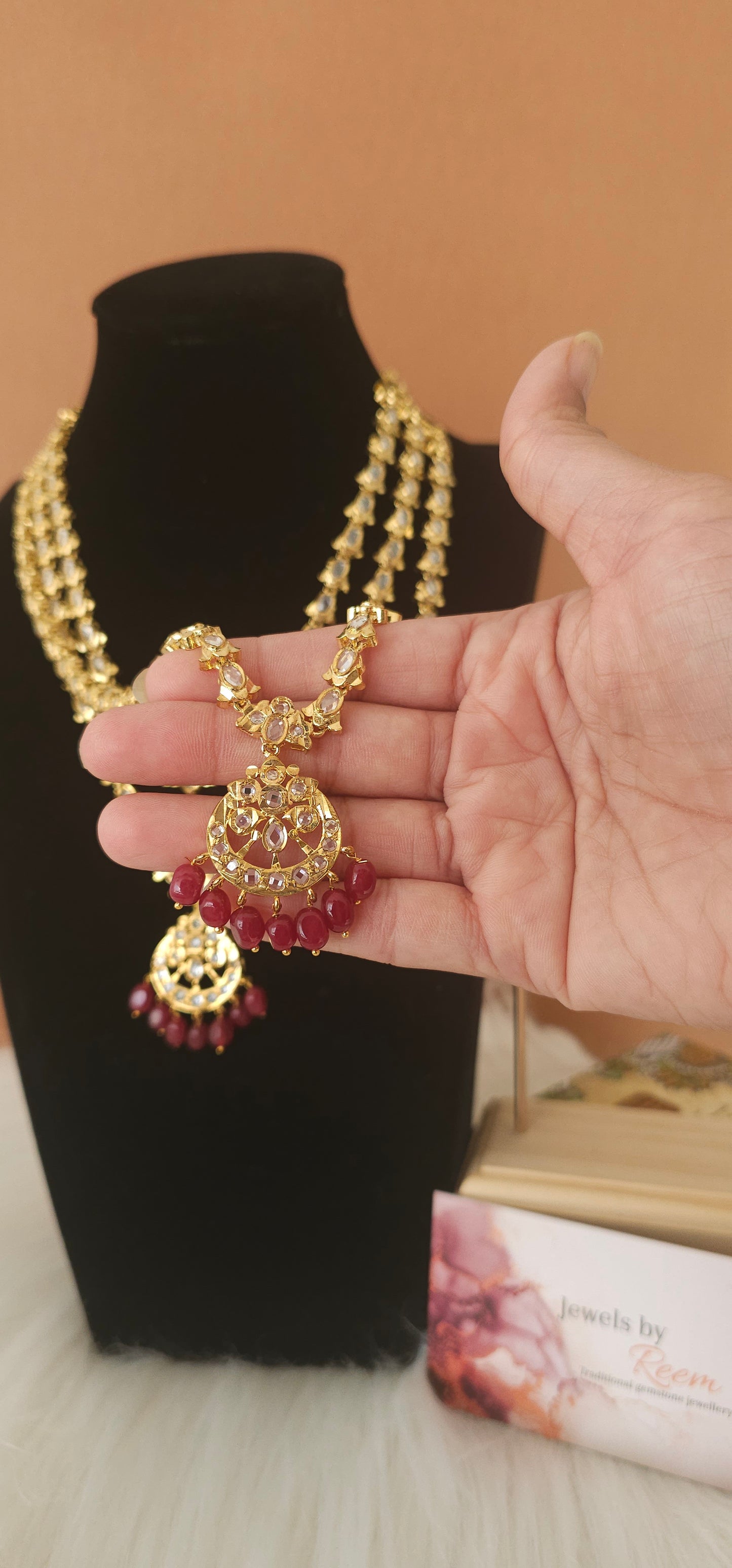 Mohini long necklace set