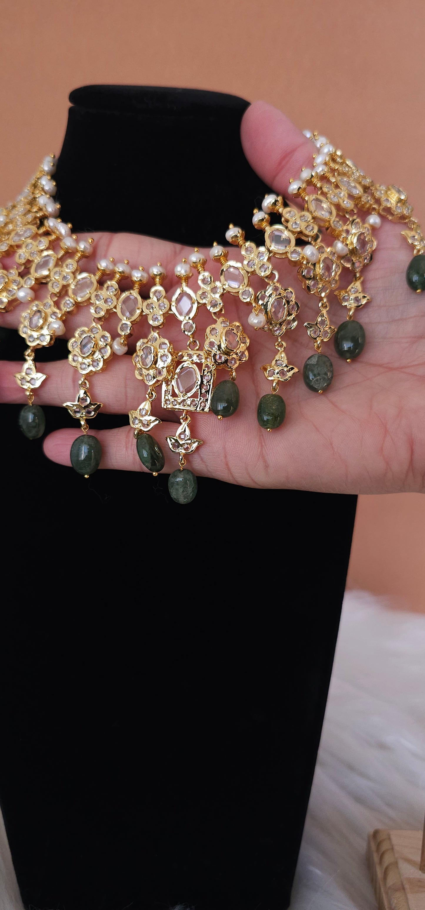 Zahab bridal necklace set