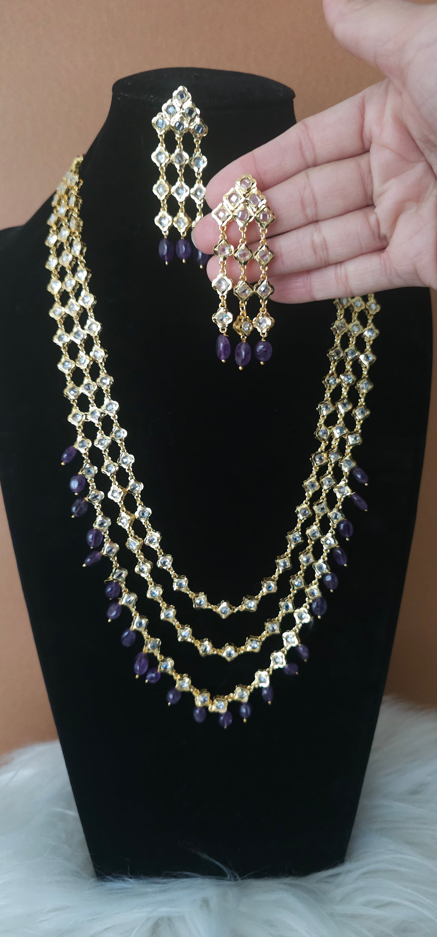 Heeriye long necklace set