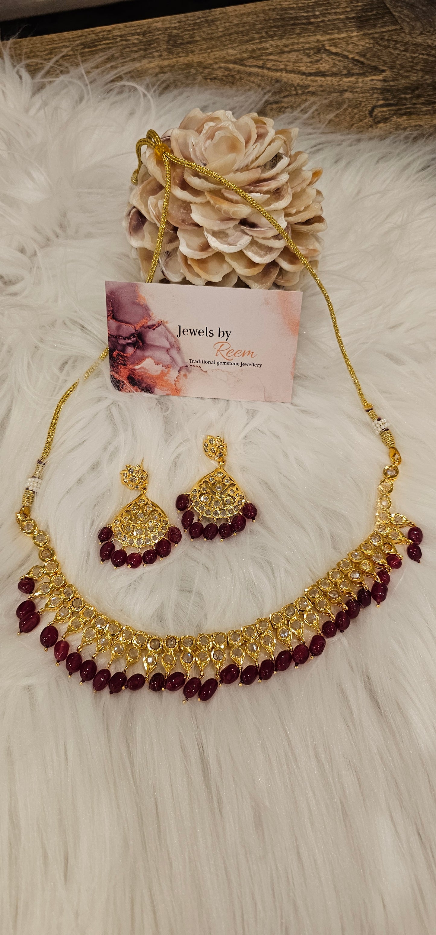 Khumar red awazey set