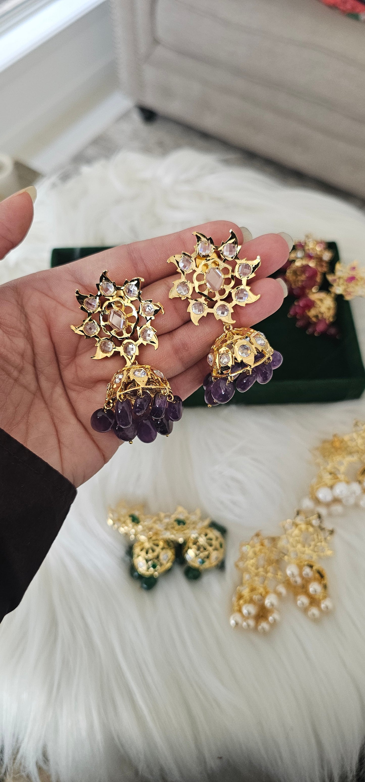 Dilruba Traditional Jhumkas