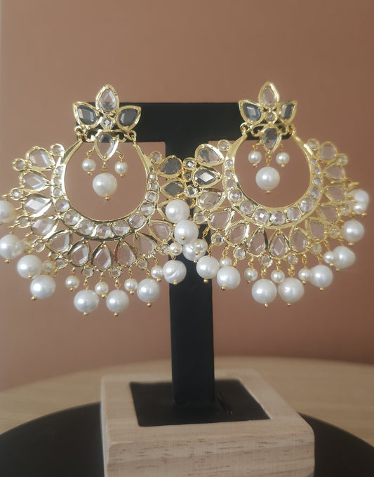 Bahaar Almaas chand bali earrings