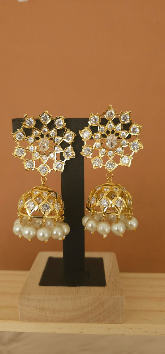 Dilruba Traditional Jhumkas-Jumbo size