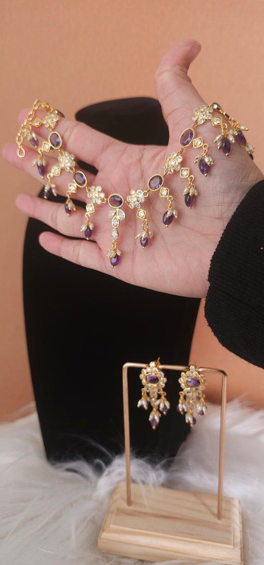 Nur-e-Zahra necklace set