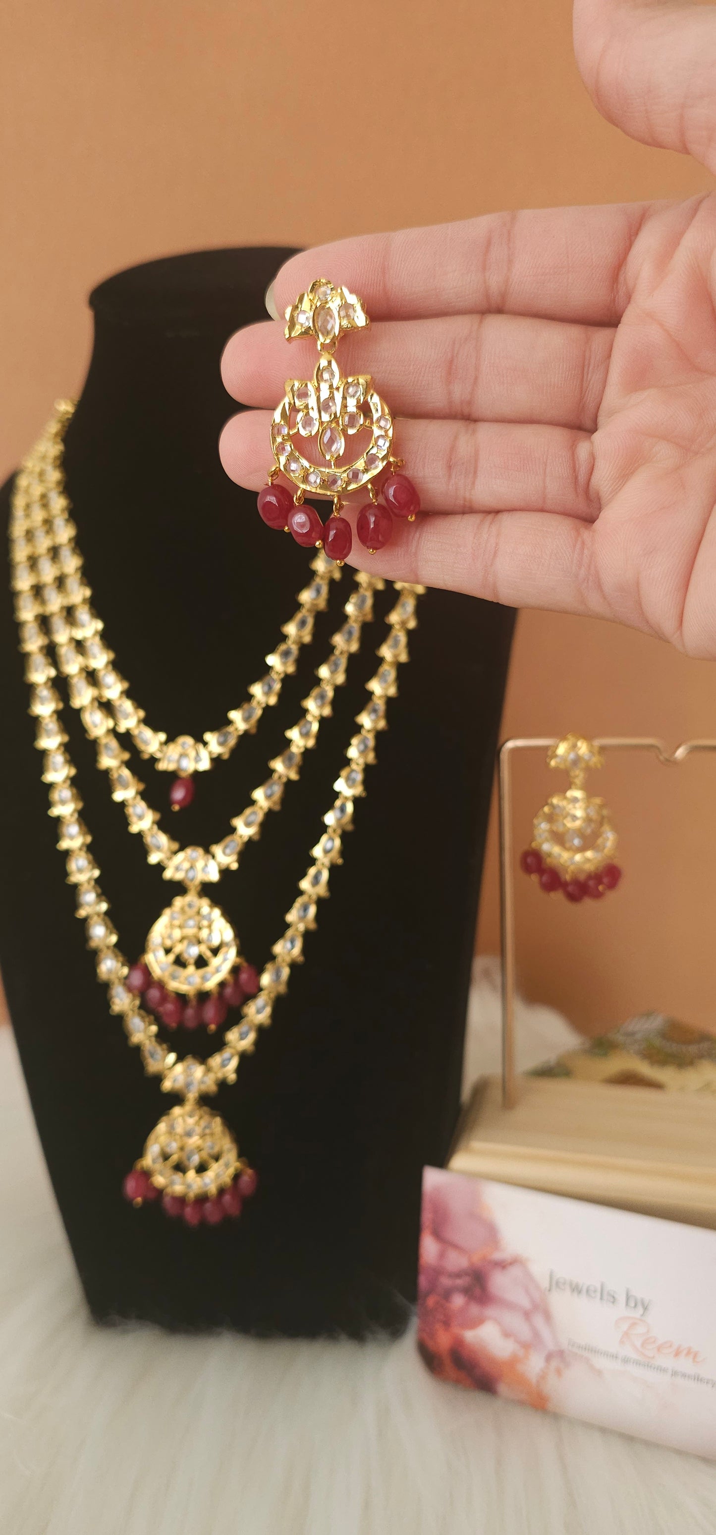 Mohini long necklace set