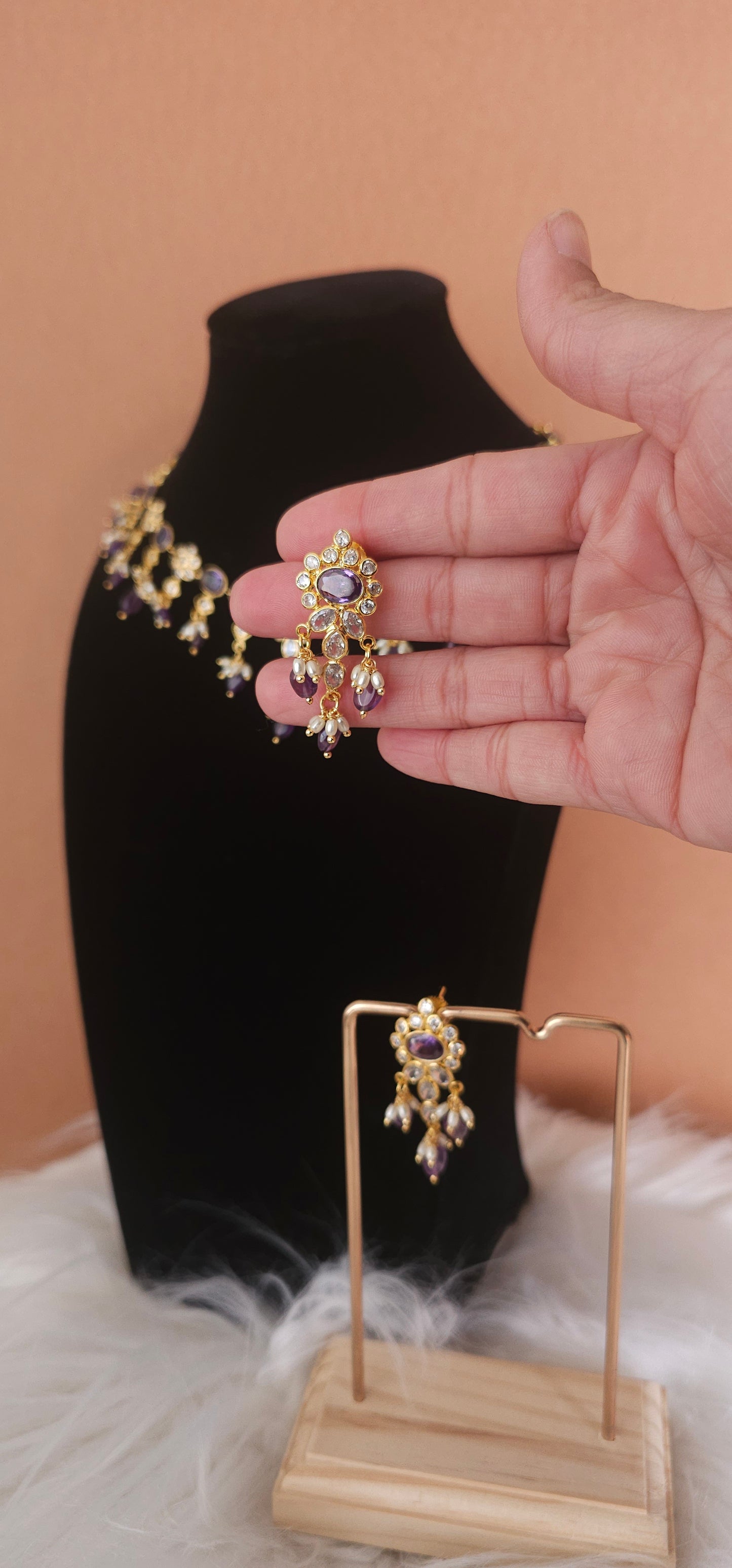 Nur-e-Zahra necklace set