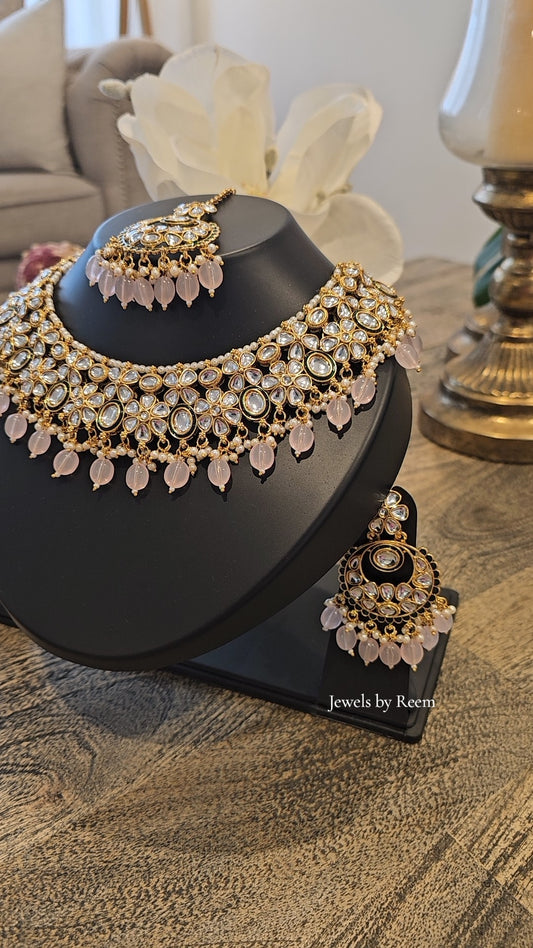 Jaipuri Kundan necklace set